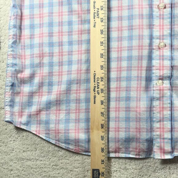 Vineyard Vines Classic Fit Tucker Button Down Shirt in Pink and Blue Plaid - US - Picture 10 of 10
